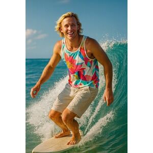 MUSTO‎ UK 32 EUR 46 Beige Cargo Shorts with Belt Sailing Nautical